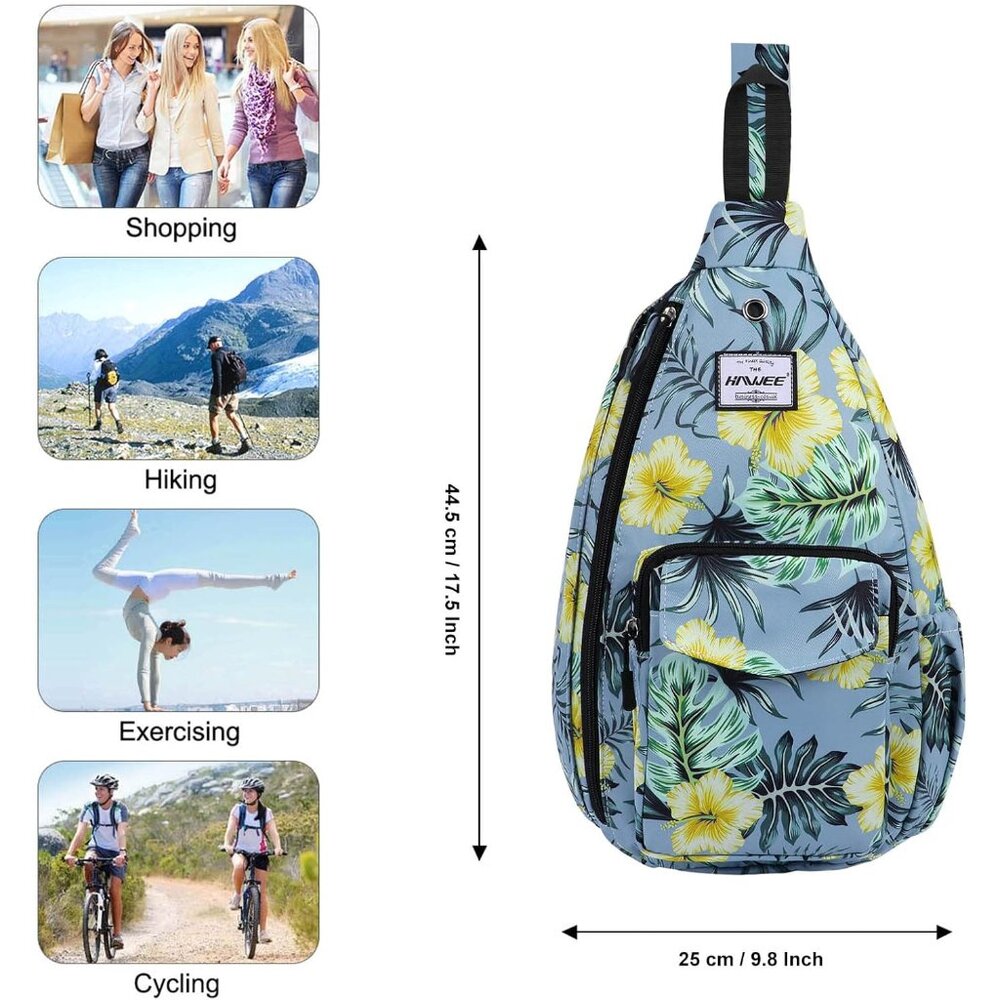 Adjustable Strap Sling Backpack - Lightweight & F… - image 3